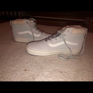 high top light blue vans